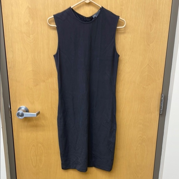 Vince Sleeveless Gray Mini Dress - Picture 1 of 3